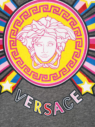 Versace logo star burst print sweatshirt