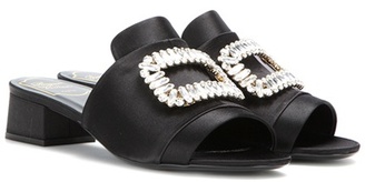 Roger Vivier Satin embellished sandals