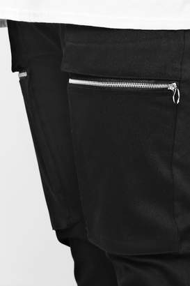 boohoo Big And Tall Cargo Detail Trouser
