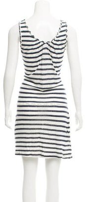 0039 Italy Striped Linen Dress