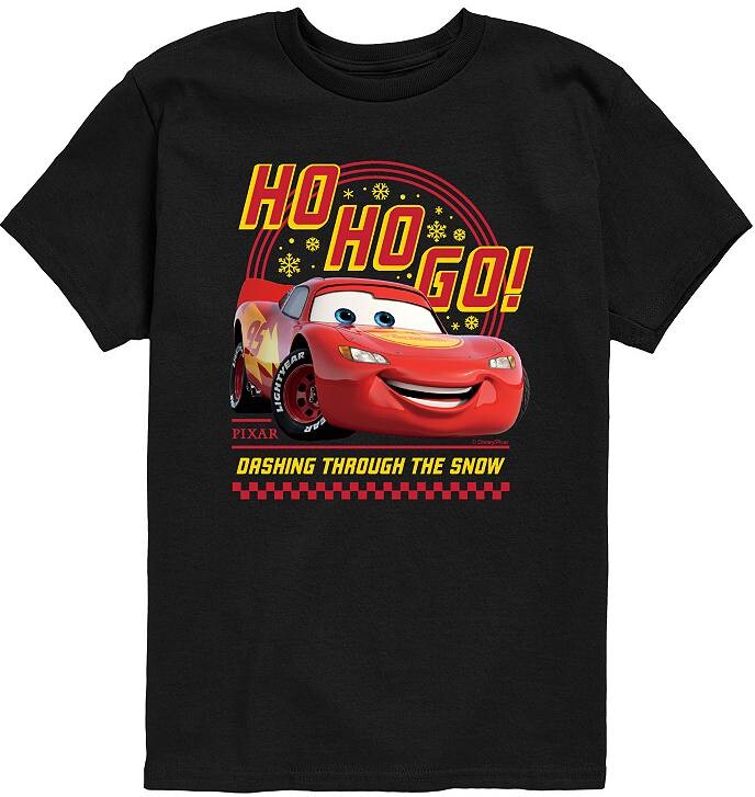 Boys 8-20 Disney / Pixar's Cars Ho Ho Go Dashing Through The Snow Graphic Tee