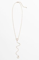 Thumbnail for your product : BP Dainty Circle Lariat Necklace (Juniors)