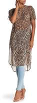 Thumbnail for your product : Vince Camuto Leopard Print High/Low Tunic