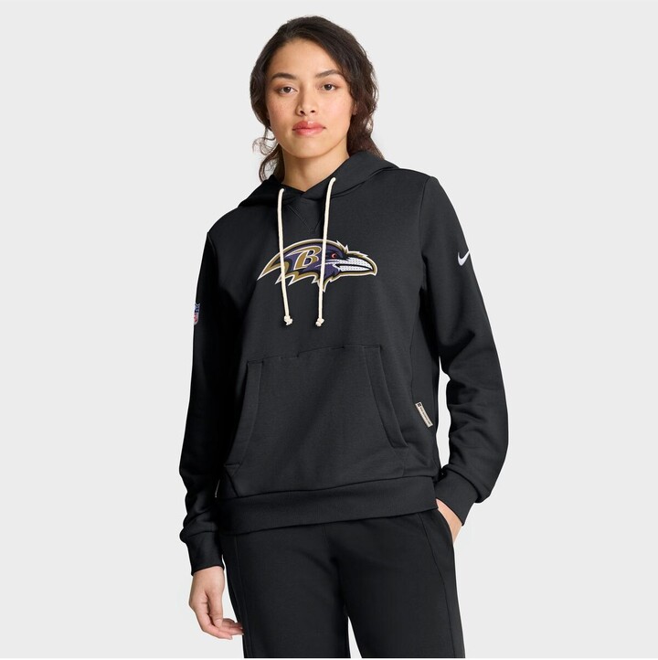 Nike Women's Black Baltimore Ravens Sideline Standard IssueÂ Initial HomeÂ Dri-fit Hoodie
