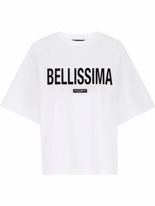 Dolce & Gabbana slogan print T-shirt