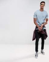 Thumbnail for your product : ASOS Tall Longline T-Shirt With Yin Yang Sleeve & Back Print