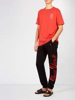 Thumbnail for your product : Marcelo Burlon County of Milan Skull Print Cotton T Shirt - Mens - Red