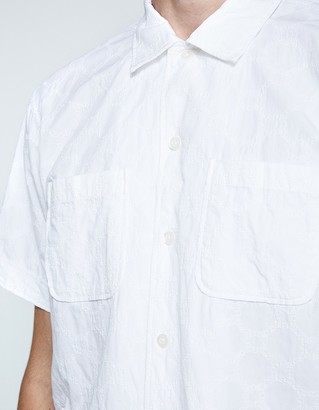 Engineered Garments Camp Shirt with Embroidery