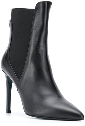 Patrizia Pepe Elastic-Panel Stiletto Ankle Boots