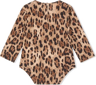 Dolce & Gabbana Children Leopard-Print Cotton Body