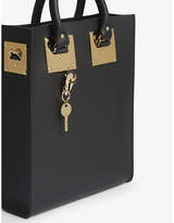 Thumbnail for your product : Sophie Hulme Black Mini Albion Leather Tote Bag