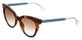 Thumbnail for your product : Fendi Tortoiseshell Cat-Eye Sunglasses