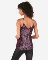 Thumbnail for your product : Express Sequin V-Neck Cami