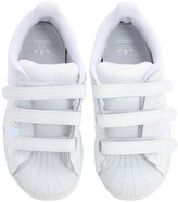 Thumbnail for your product : adidas Superstar Leather Strap Sneakers