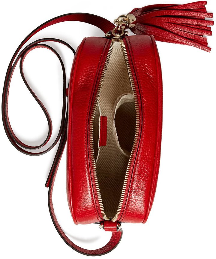 Gucci Soho Small Shoulder Bag, Red ShopStyle