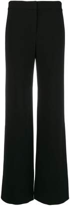 Theory side slit flared trousers