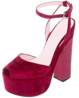 Thumbnail for your product : Giamba Platform Ankle Strap Sandals w/ Tags