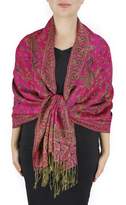 Thumbnail for your product : Couture Peach Exclusive Double Layer Reversible Paisley Pashmina Shawl Scarf