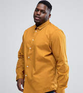Thumbnail for your product : ASOS Plus Stretch Regular Fit Shirt In Mustard