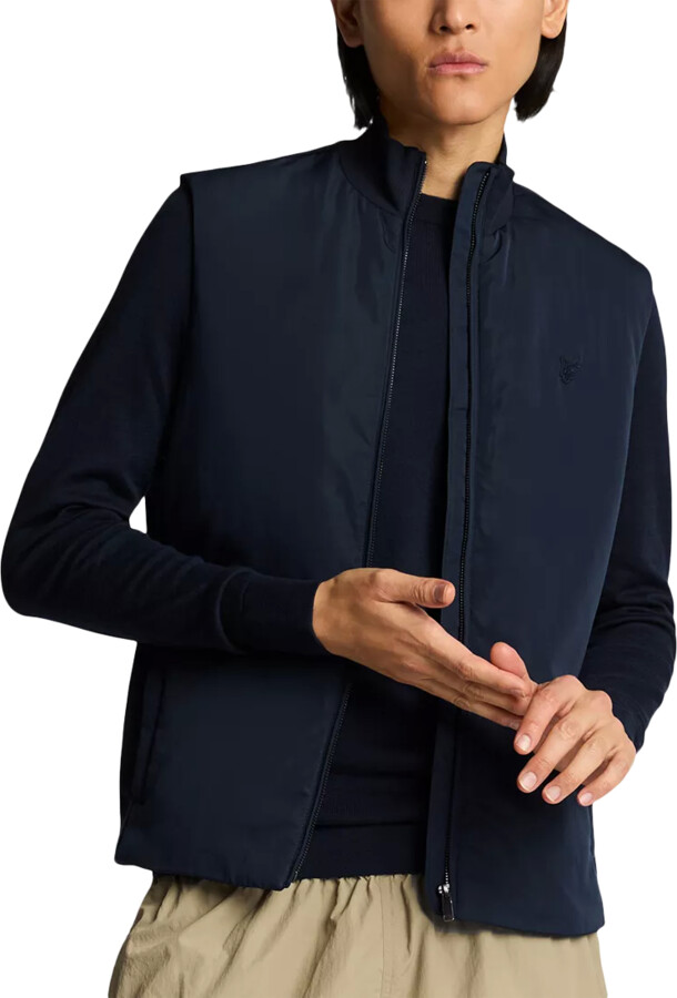 Lyle Scott Bomber Jacket in Dark Blue ShopStyle
