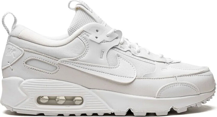 nike air max 90 sneakers in triple white