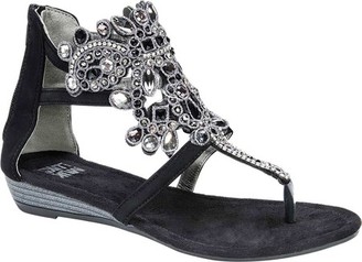 Muk Luks Athena Jeweled Thong Sandal