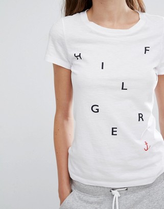 Tommy Hilfiger Random Letter Logo T-Shirt