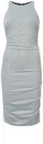 Nicole Miller ruched sleeveless dress 