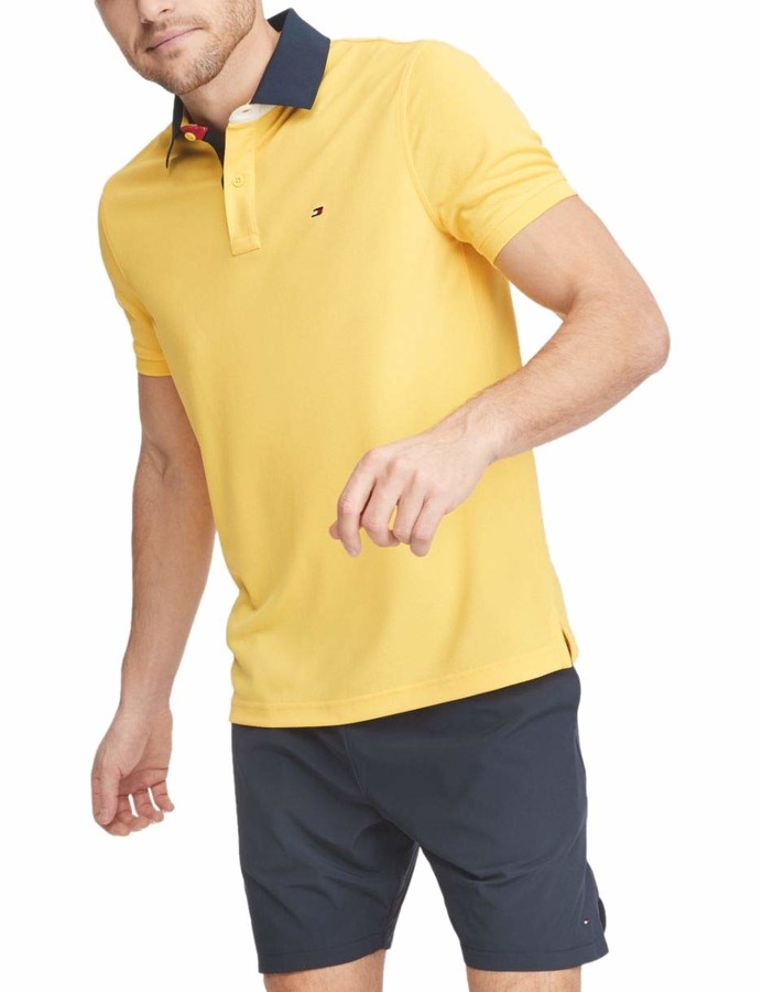 tommy hilfiger wicking polo
