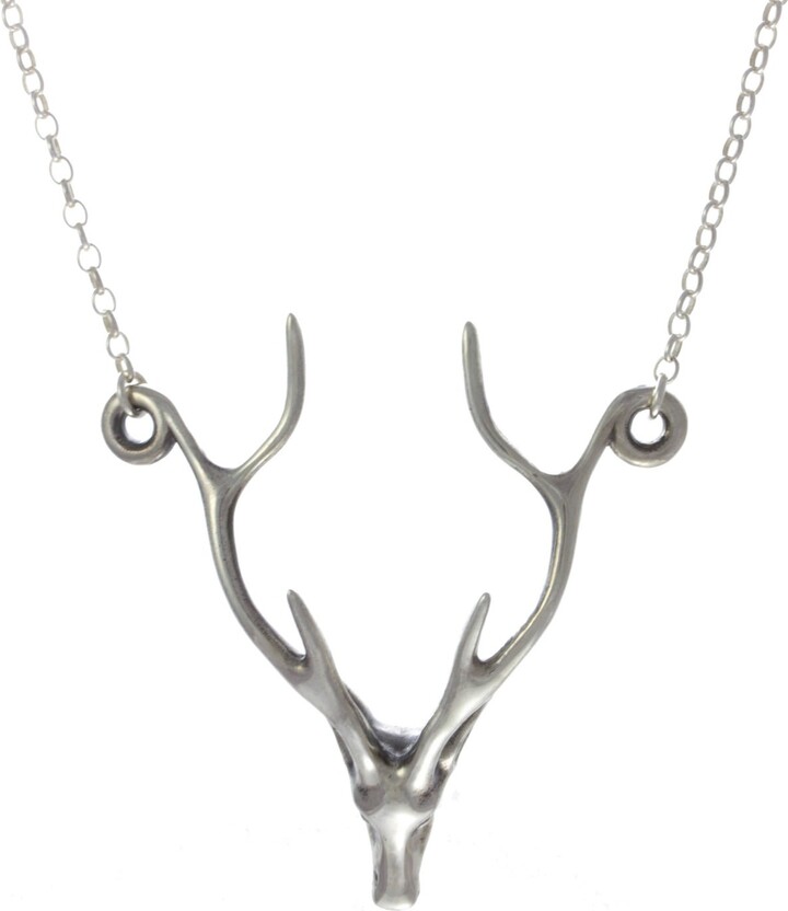 Lee Renee Deer Necklace - Silver