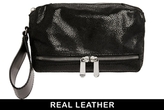 Thumbnail for your product : ASOS Leather Clutch Bag With Wrist Loop