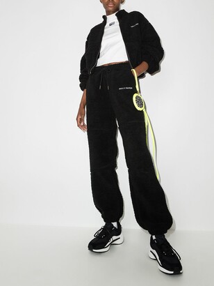 Daily Paper Leta panelled teddy track pants