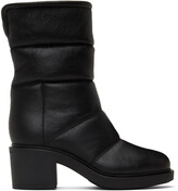 Thumbnail for your product : Gianvito Rossi Black Quilted Shearling Ankle Boots