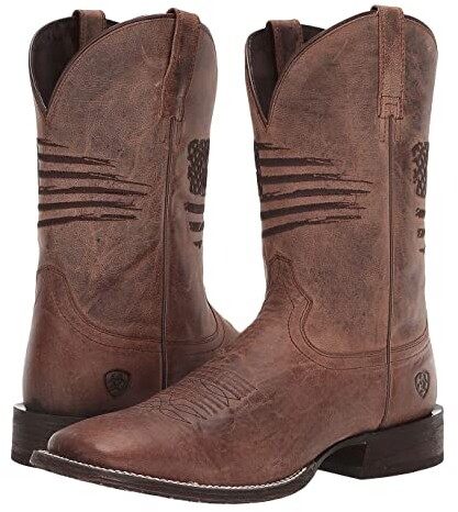 Ariat Circuit Patriot (Weathered Tan) Cowboy Boots - ShopStyle