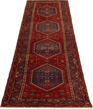 Bloomsbury Market Hand Knotted Anadol Red Wool Rug 3'8\