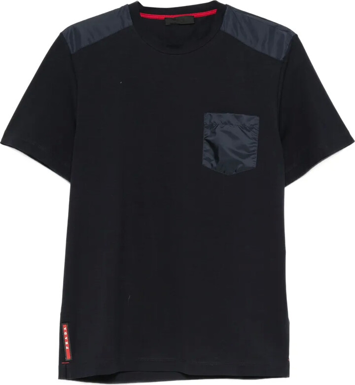 Prada Linea Rossa pocket T-shirt