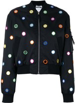 Thumbnail for your product : Moschino mirror embroidered bomber jacket
