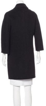 Prada Wool-Blend Three-Quarter Sleeve Coat