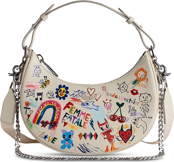 ZADIG & VOLTAIRE Humberto Cruzイラスト入りバッグ ZADIG & VOLTAIRE Humberto Cruzイラスト入りバッグ