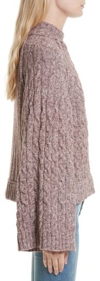 Free People Women's Snow Bird Cable Knit Sweater