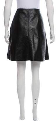 Louis Vuitton Leather Mini Skirt w/ Tags