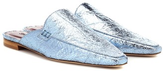 Sies Marjan Lia metallic slippers