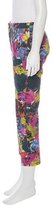 Thumbnail for your product : Dries Van Noten Mid-Rise Floral Print Pants