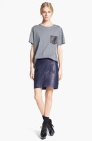 Thumbnail for your product : Alexander Wang T by Lightweight Leather Skirt
