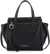 Thumbnail for your product : Ferragamo Small Leather Tote Bag, Nero