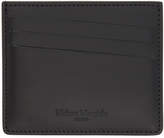 Thumbnail for your product : Maison Margiela Black Coated Calfskin Card Holder