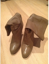 Thumbnail for your product : Bally Beige Leather Boots