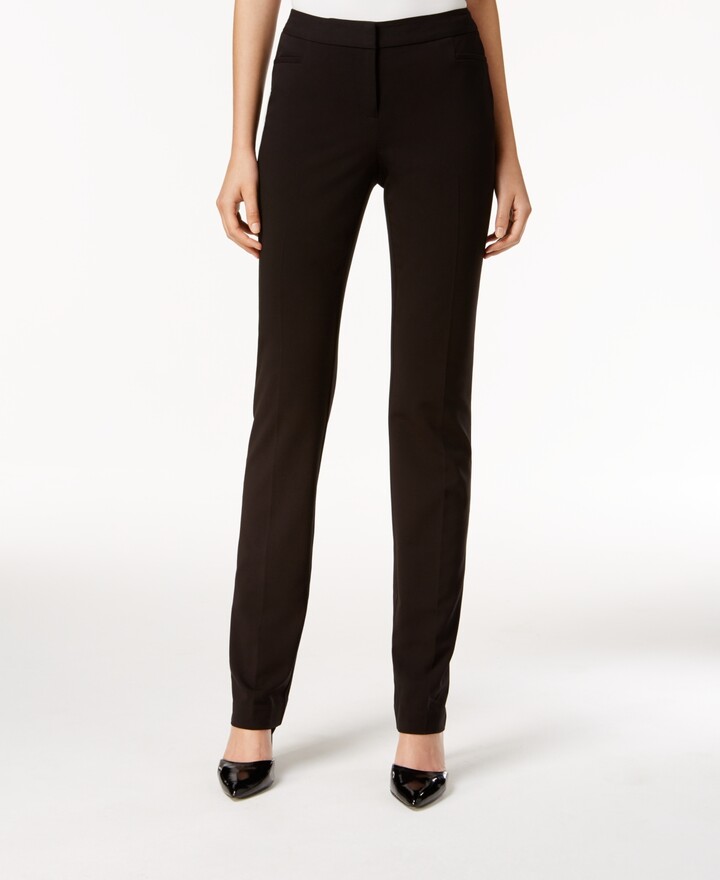 Alfani Petite Modern Straight-Leg Pants, Created for Macy's - ShopStyle