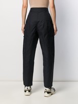 Thumbnail for your product : Katharine Hamnett Denise high-waisted trousers