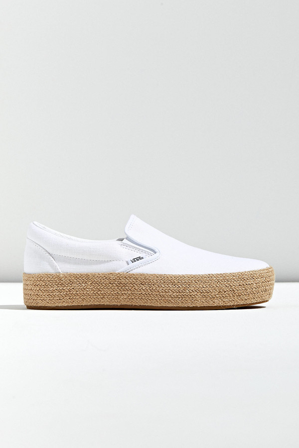 vans platform espadrille